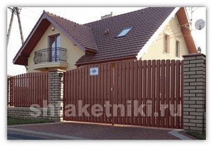 Штакетник для забора под дерево в Кургане